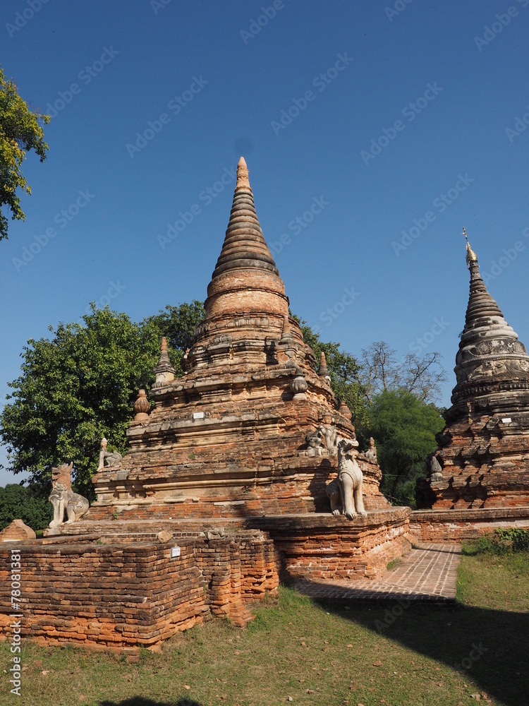 Fototapeta premium Inwa (Myanmar), antigua capital imperial