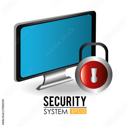 Security design, vector illustration.