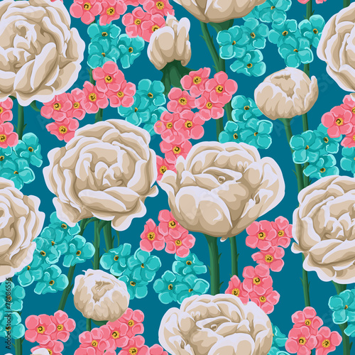Floral seamless pattern