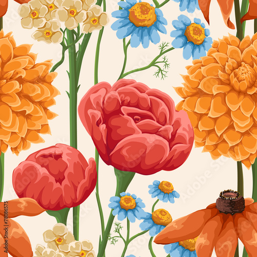 Floral seamless pattern