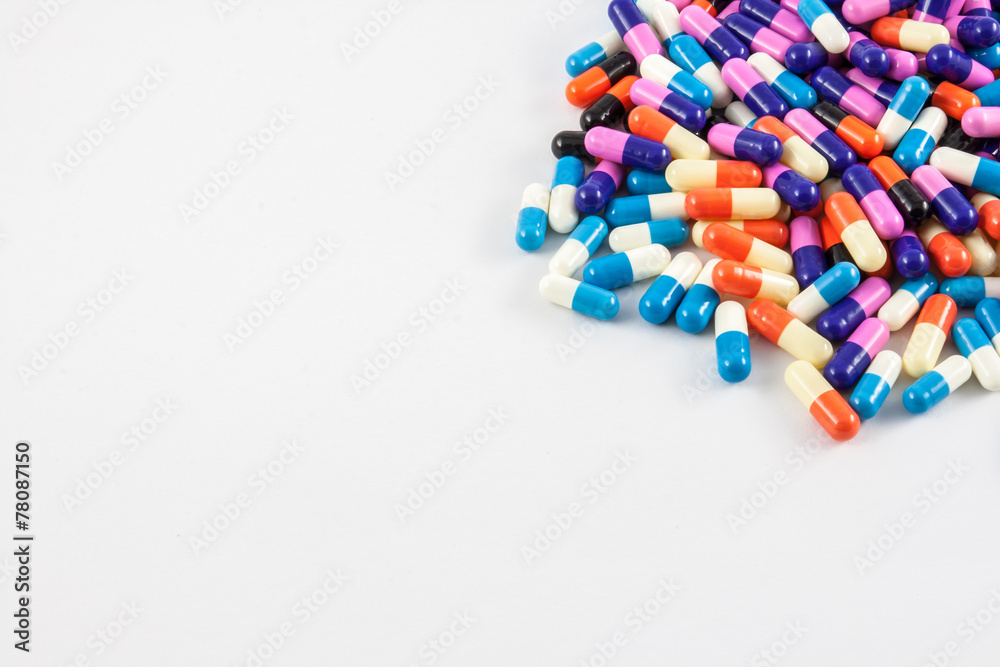 variety of pill capsules