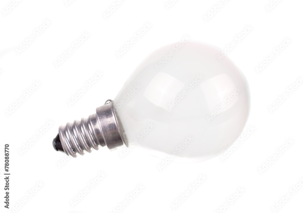 small incandescent light bulb isolated small incandescent light bulb isolated