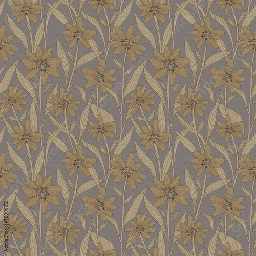 graceful vintage seamless floral pattern © JoyImage