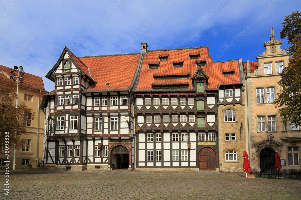 Old timbered houses in Braunschweig