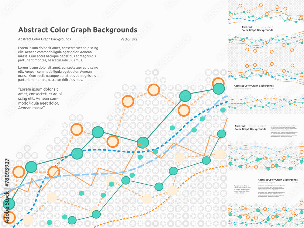 Abstract Color Graph Backgrounds