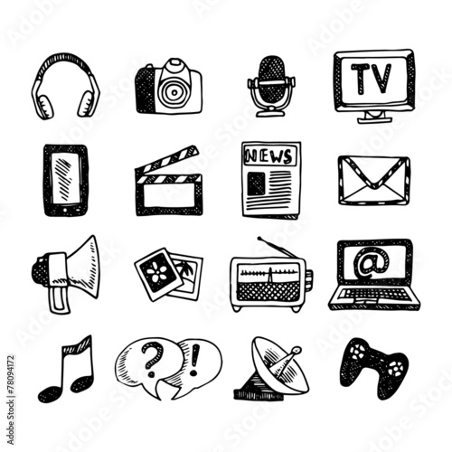 Media Icons Set