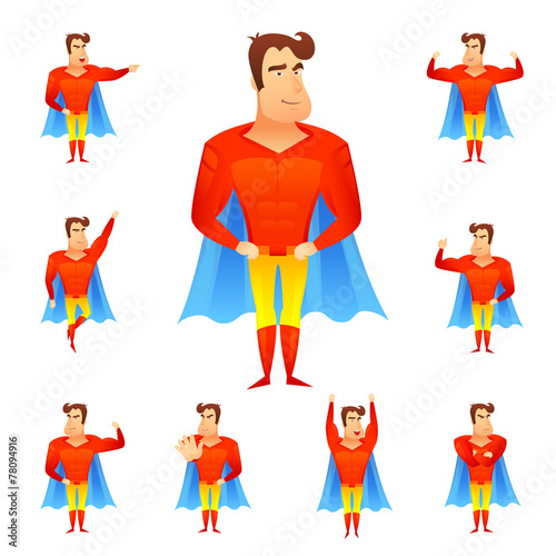 Superhero Avatar Set