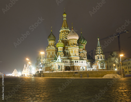 Red Square, Landscape, Winter, Moscow, Russia