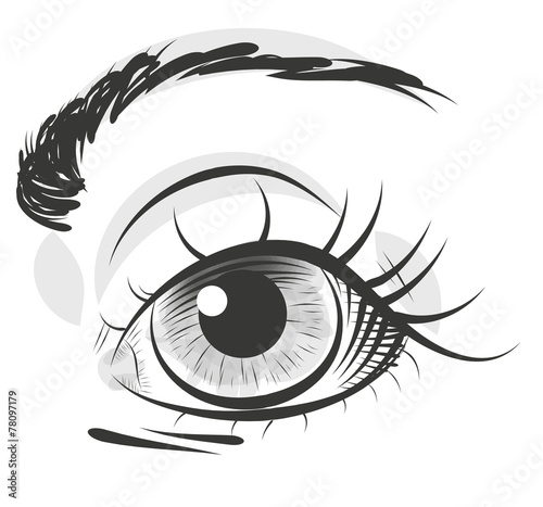 Eye vector illustration