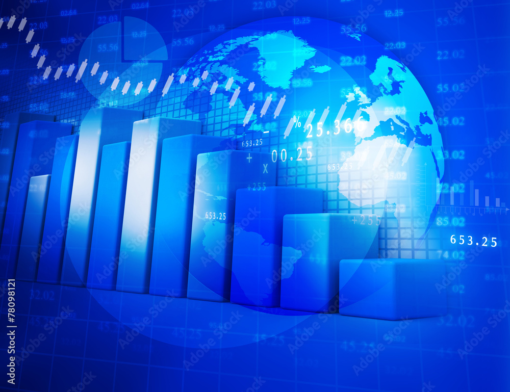 Digital design of Stock market chart . Digital design of Stock market chart .