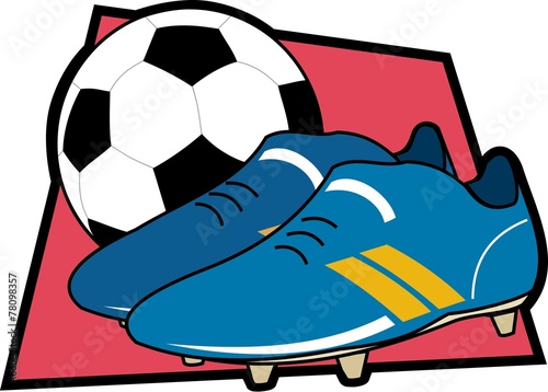 Football boots & ball