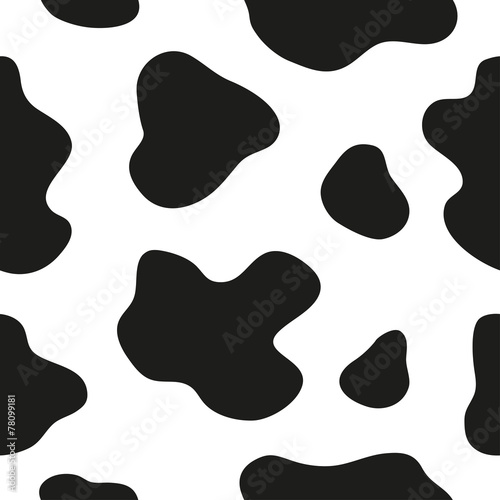 Cow skin seamless pattern