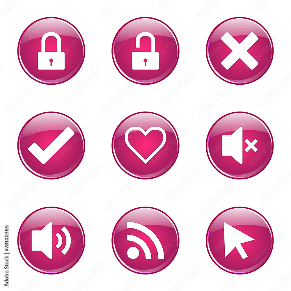 SEO Internet Sign Pink Vector Button Icon Design Set 4 SEO Internet Sign Pink Vector Button Icon Design Set 4