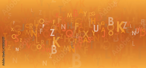 LETTERS BACKGROUND (vector abstract theme) photo