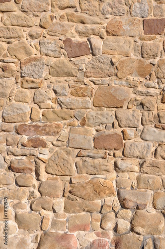 Wall of sandstone