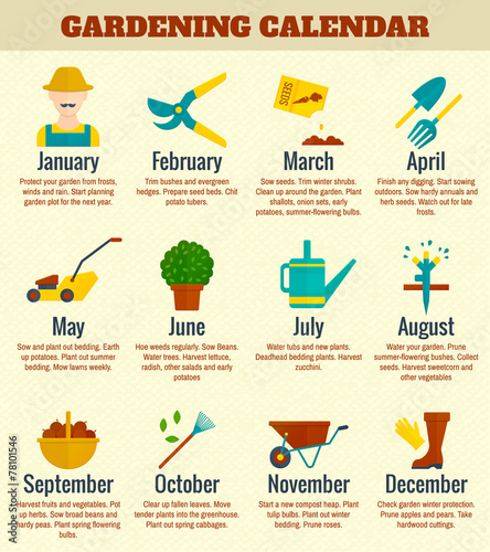 Gargen Calendar Illustration