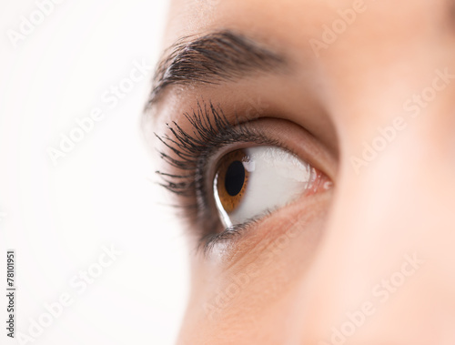 Fototapeta Naklejka Na Ścianę i Meble -  Beautiful woman's eye close-up