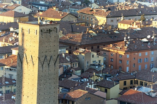 Fotografie city of Bologna from the highTower