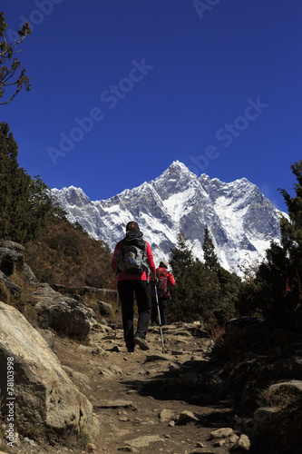 Hiking in Himalayas