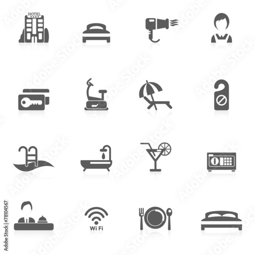 Hotel Icon Black