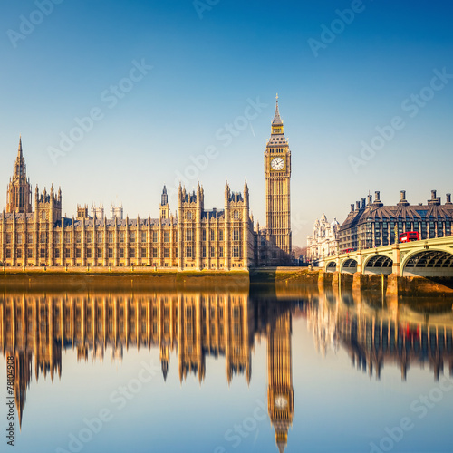 Big Ben and Houses of parliament, London