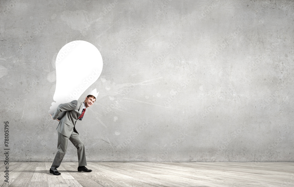 Obraz premium Man in crown