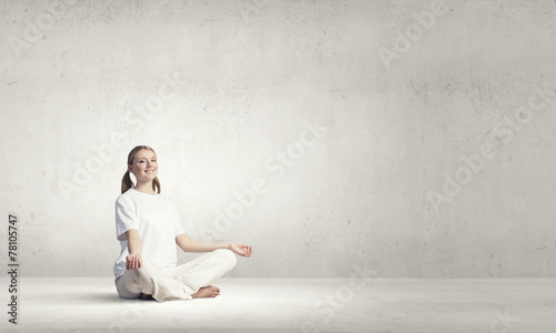 Yoga practicing