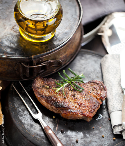 Fotografie steak fleisch