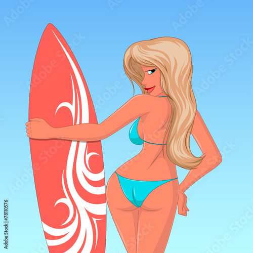 Surfer girl