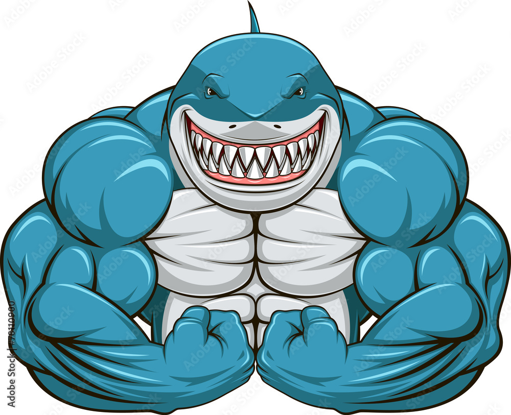 Obraz premium biały rekin