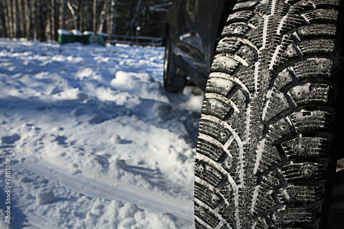 tread wheels Winter studded tires snow