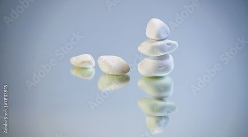 white stones relaxation zen