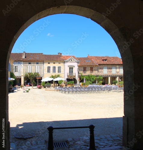 Obraz na płótnie La Bastide d'Armagnac, Landes