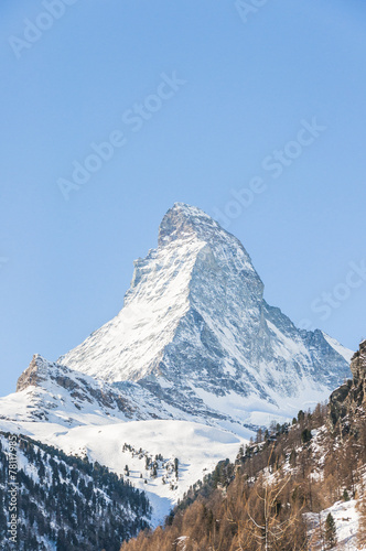 Zermatt, Bergdorf, Zmutt, Alpen, Wallis, Winter, Schweiz © bill_17