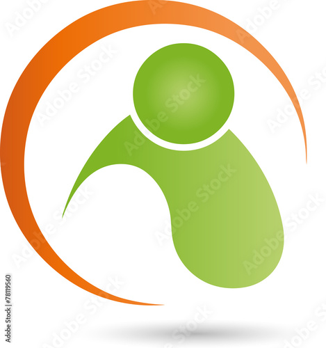 Logo, Mensch, Fitness, Tropfen