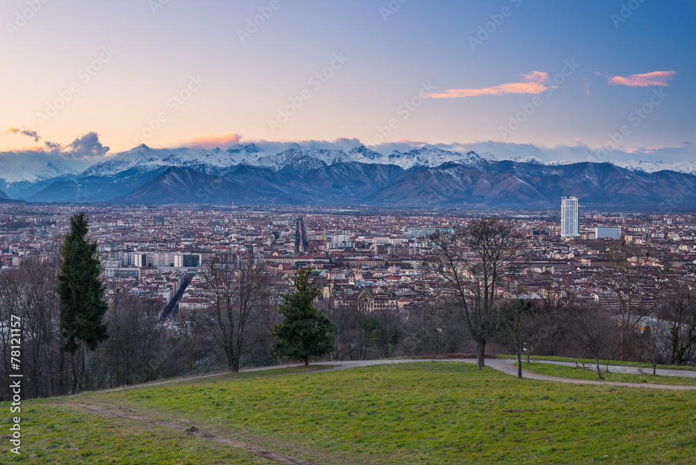 Turin from above, different perspective