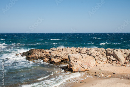 The sea and the waves