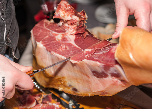 jamon serrano spanish ham iberico meat