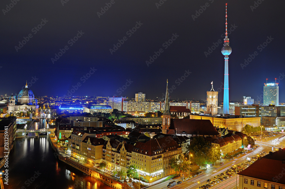 Obraz premium Berlin z góry