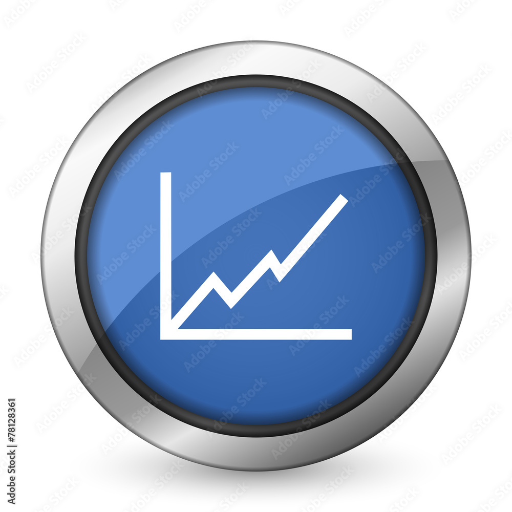 chart icon stock sign chart icon stock sign