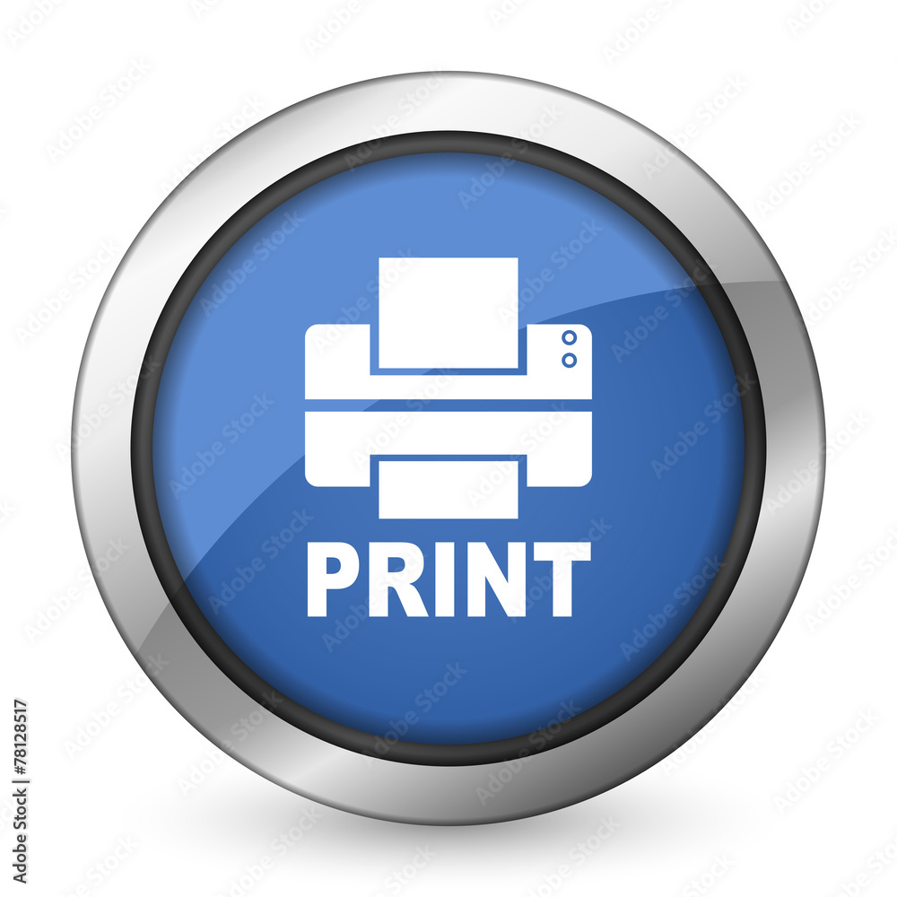 printer icon print sign printer icon print sign
