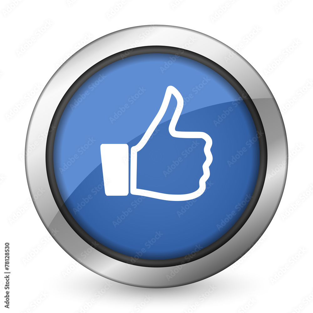 like icon thumb up sign