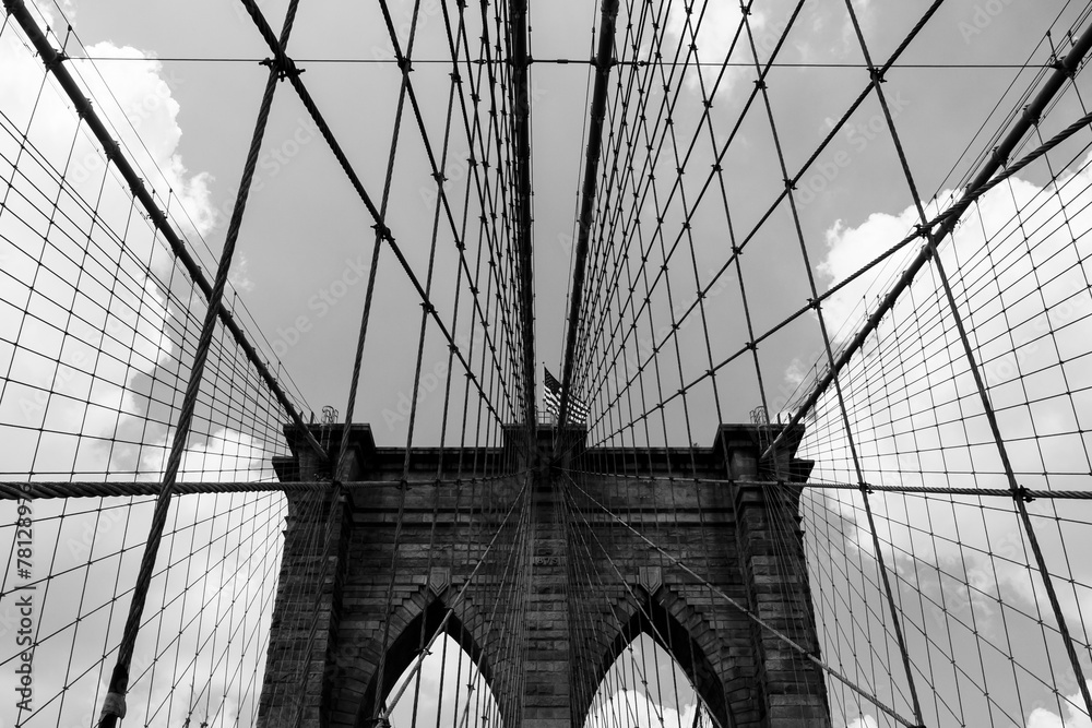 Obraz premium Brooklyn Bridge, Nowy Jork, USA
