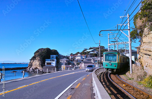 １３７号線と江ノ電