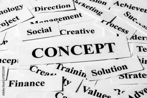 Business Concept And Other Related Words
