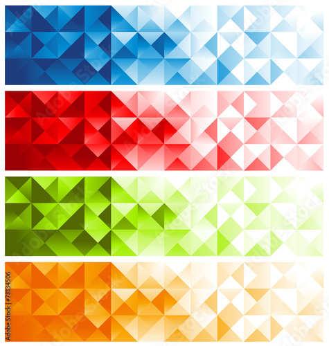 Colorful Mosaic Banners