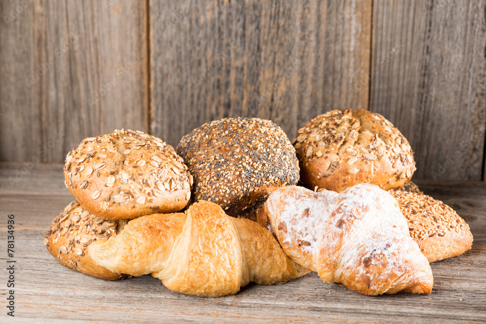 verschiedene Sorten Brötchen verschiedene Sorten Brötchen