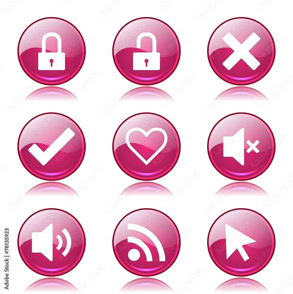 SEO Internet Sign Pink Vector Button Icon Design Set 4 SEO Internet Sign Pink Vector Button Icon Design Set 4