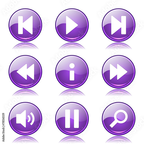 Multimedia Controller Violet Vector Button Icon Design Set Free Download Multimedia Controller Violet Vector Button Icon Design Set - GFXLoad
