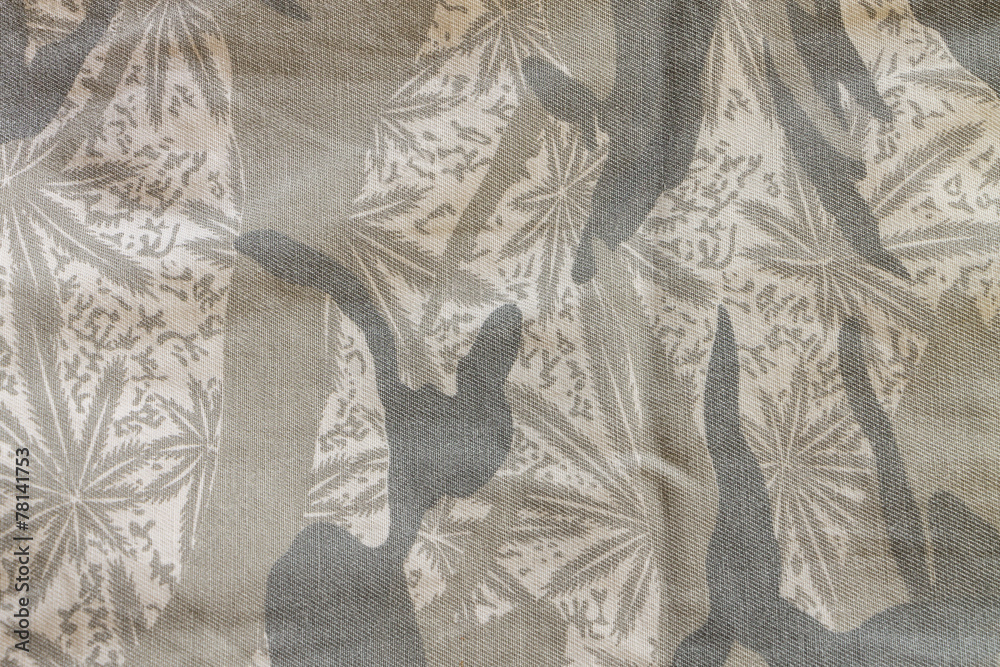 Fototapeta premium Camouflage fabric texture background